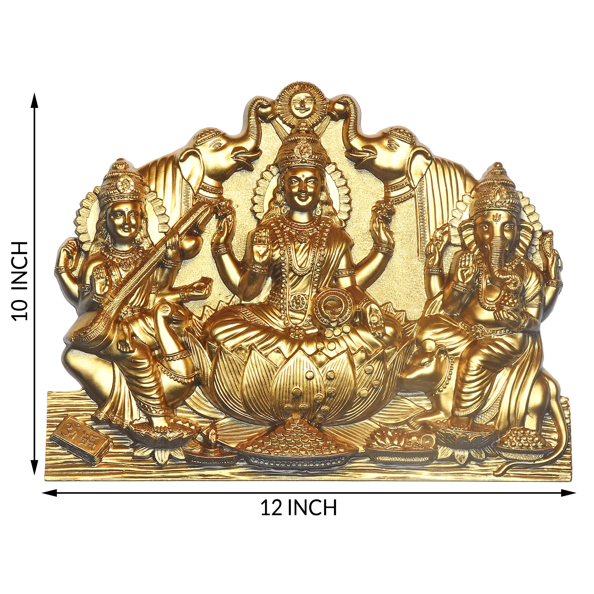 GP16 Laxmi Ganesh Saraswati Golden